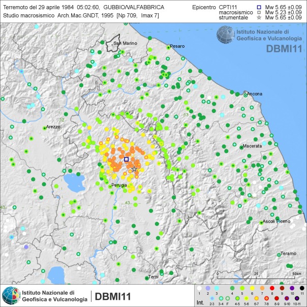 Terremoto del 1984: distribuzione dei danni e dei risentimenti