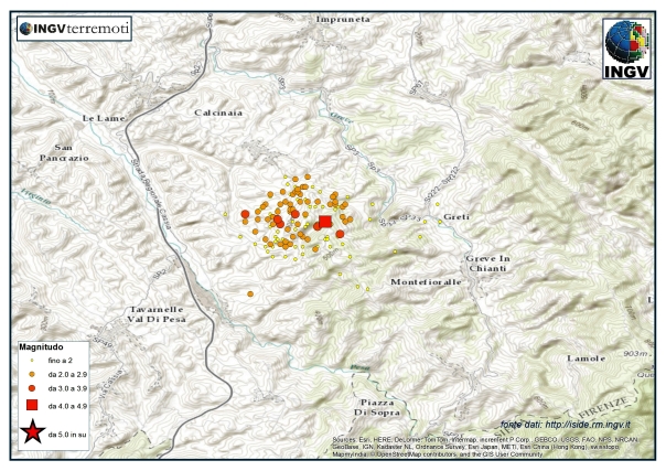 Monitoraggio terremoti italiani Terremotofirenze_mappa19dicore18