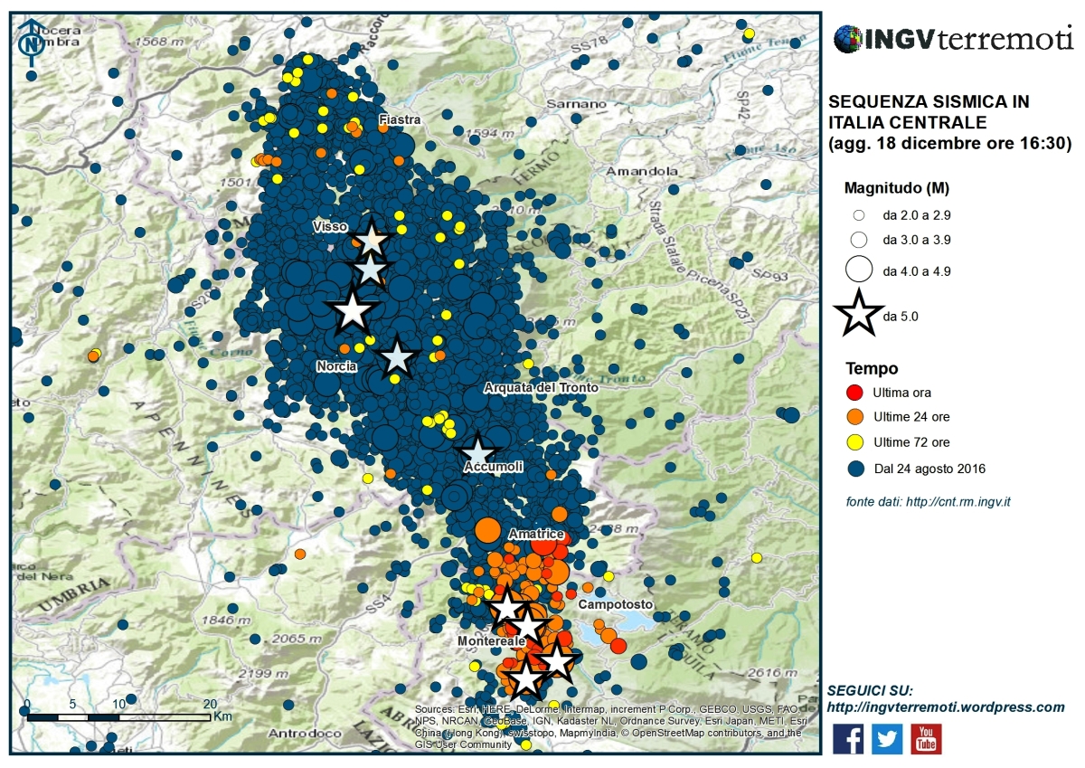Terremoto centro italia 18 gennaio
